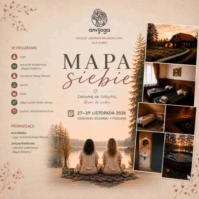 Mapa siebie - wyjazd jogowo - relaksacyjny